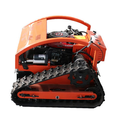 calidad  Mini Crawler 4-Stroke Lathe Lawn Mower Grass Blade Robot Remote Control Zero Mower For Agricultural Machinery fábrica